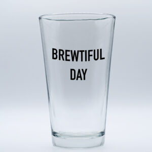 "Brewtiful Day" Funny/Gag Joke Table-Glass Gift