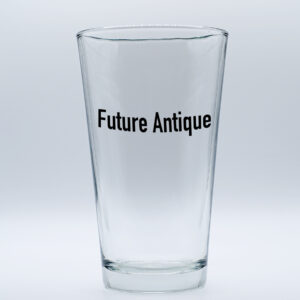 "Future Antique" Funny/Gag Joke Table-Glass Gift