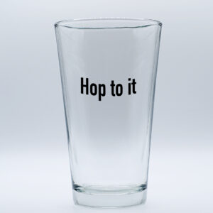 "Hop to It" Funny/Gag Joke Table-Glass Gift
